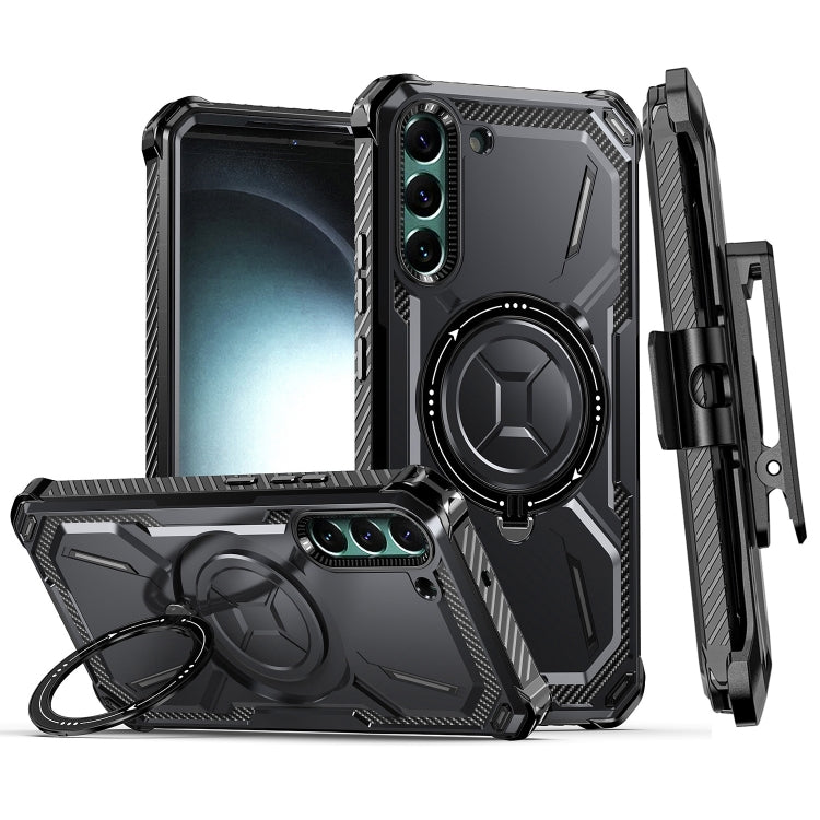 Armor Series Holder Phone Case with Back Clip, For Samsung Galaxy S23 Ultra 5G, For Samsung Galaxy S23 5G, For Samsung Galaxy S22 Ultra 5G, For Samsung Galaxy S22 5G, For Samsung Galaxy S22+ 5G, For Samsung Galaxy S21 Ultra 5G, For Samsung Galaxy S21+ ...