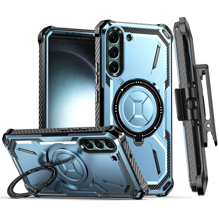 Armor Series Holder Phone Case with Back Clip, For Samsung Galaxy S23 Ultra 5G, For Samsung Galaxy S23 5G, For Samsung Galaxy S22 Ultra 5G, For Samsung Galaxy S22 5G, For Samsung Galaxy S22+ 5G, For Samsung Galaxy S21 Ultra 5G, For Samsung Galaxy S21+ ...