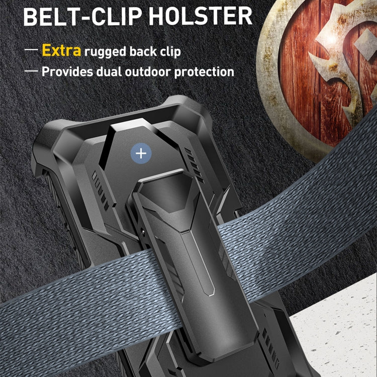 Armor Series Holder Phone Case with Back Clip, For Samsung Galaxy S23 Ultra 5G, For Samsung Galaxy S23 5G, For Samsung Galaxy S22 Ultra 5G, For Samsung Galaxy S22 5G, For Samsung Galaxy S22+ 5G, For Samsung Galaxy S21 Ultra 5G, For Samsung Galaxy S21+ ...