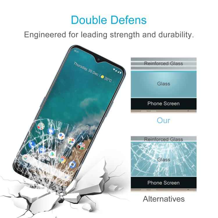 50pcs 0.26mm 9H 2.5D Tempered Glass Film, For Nokia C50 5G, For Nokia C210, For Nokia G310, For Nokia G42, For Nokia C110, For Nokia C300