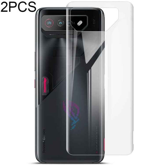2pcs imak Curved Hydrogel Film Pnone Back Protector, For Asus ROG Phone 7, For Asus ROG Phone 7 Pro/Phone 7 Ultimate