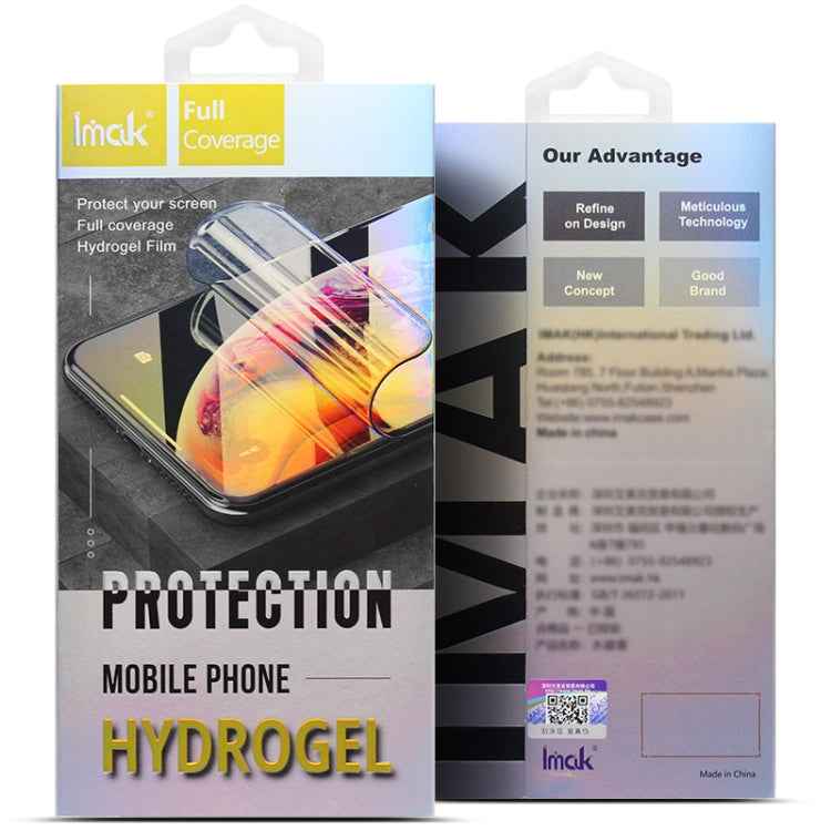 2pcs imak Curved Hydrogel Film Pnone Back Protector, For Asus ROG Phone 7, For Asus ROG Phone 7 Pro/Phone 7 Ultimate