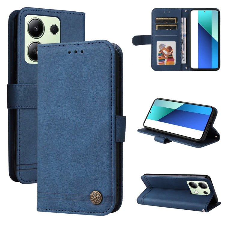 Skin Feel Life Tree Metal Button Leather Phone Case, For Xiaomi Poco F6, For Xiaomi Redmi A3, For Xiaomi Redmi Note13 Pro 4G Global/Poco M6 Pro 4G, For Xiaomi Redmi Note13 4G, For Xiaomi Redmi K70E, For Xiaomi 14 Ultra, For Xiaomi 14 Pro, For Xiaomi 14...