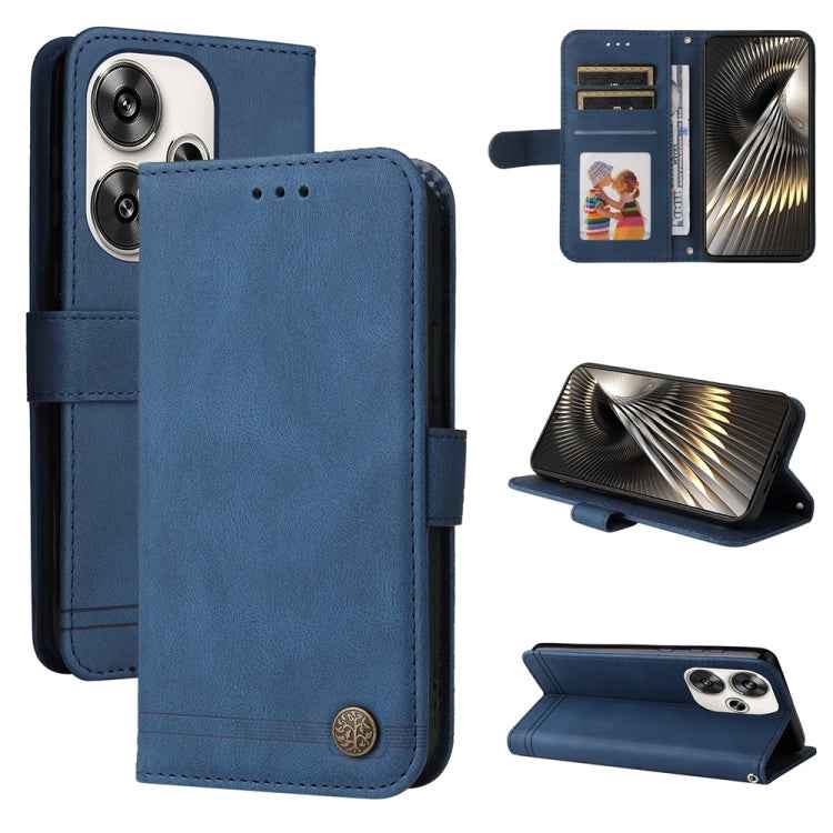 Skin Feel Life Tree Metal Button Leather Phone Case, For Xiaomi Poco F6, For Xiaomi Redmi A3, For Xiaomi Redmi Note13 Pro 4G Global/Poco M6 Pro 4G, For Xiaomi Redmi Note13 4G, For Xiaomi Redmi K70E, For Xiaomi 14 Ultra, For Xiaomi 14 Pro, For Xiaomi 14...