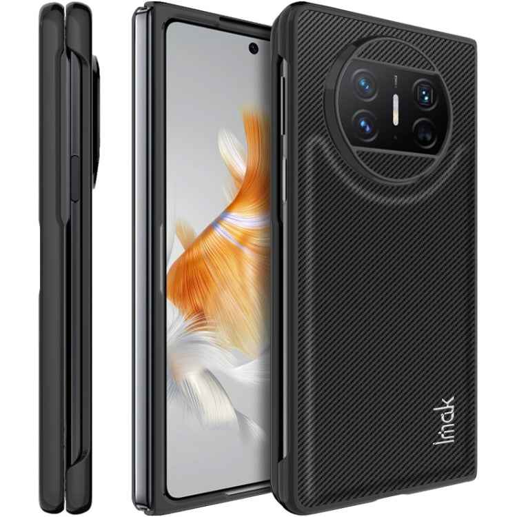 imak Ruiyi Series Carbon Fiber PU + PC Phone Case, For Huawei Mate X3, For Huawei Pocket 2