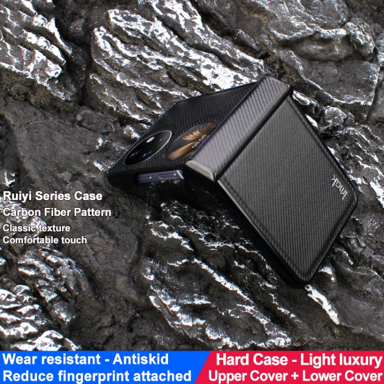 imak Ruiyi Series Carbon Fiber PU + PC Phone Case, For Huawei Pocket 2, For Huawei Mate X3
