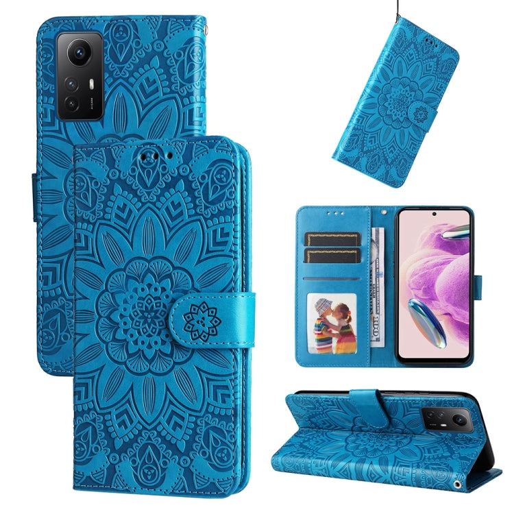Embossed Sunflower Leather Phone Case, For Xiaomi Redmi Note13 Pro+ 5G Global, For Xiaomi Redmi Note13 Pro 5G Global, For Xiaomi 13T / Redmi K60 Ultra, For Xiaomi Redmi K70 / K70 Pro, For Xiaomi Redmi Poco F5, For Xiaomi Redmi K60 / K60 Pro������������...