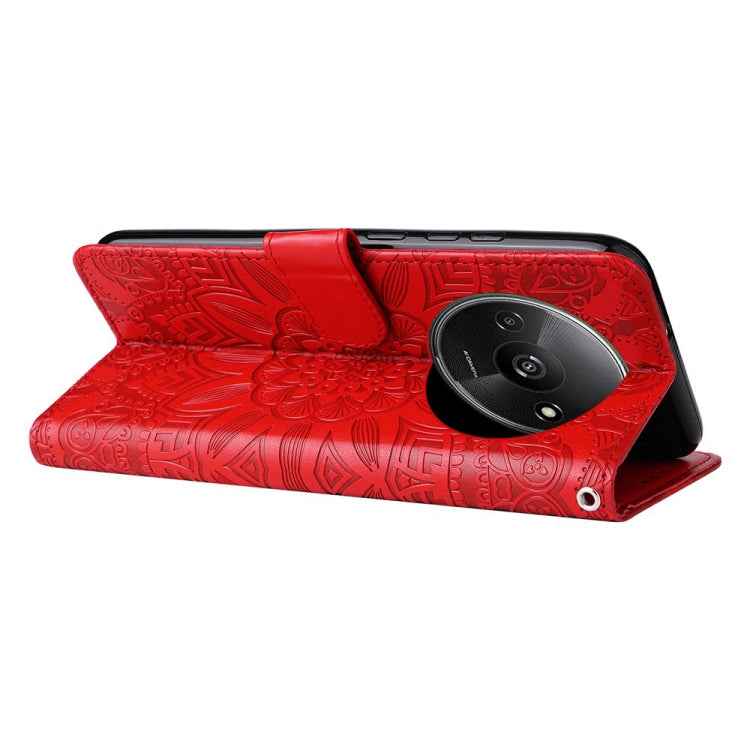 Embossed Sunflower Leather Phone Case, For Xiaomi Redmi A3, For Xiaomi Redmi Note13 Pro 4G Global/Poco M6 Pro 4G, For Xiaomi Redmi Note13 4G, For Xiaomi Redmi K70E, For Xiaomi 14 Ultra, For Xiaomi 14 Pro, For Xiaomi 14, For Xiaomi Redmi Note13 5G Globa...