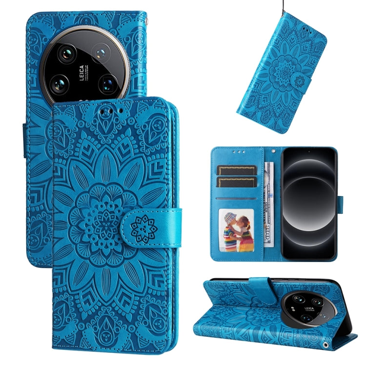 Embossed Sunflower Leather Phone Case, For Xiaomi Redmi A3, For Xiaomi Redmi Note13 Pro 4G Global/Poco M6 Pro 4G, For Xiaomi Redmi Note13 4G, For Xiaomi Redmi K70E, For Xiaomi 14 Ultra, For Xiaomi 14 Pro, For Xiaomi 14, For Xiaomi Redmi Note13 5G Globa...