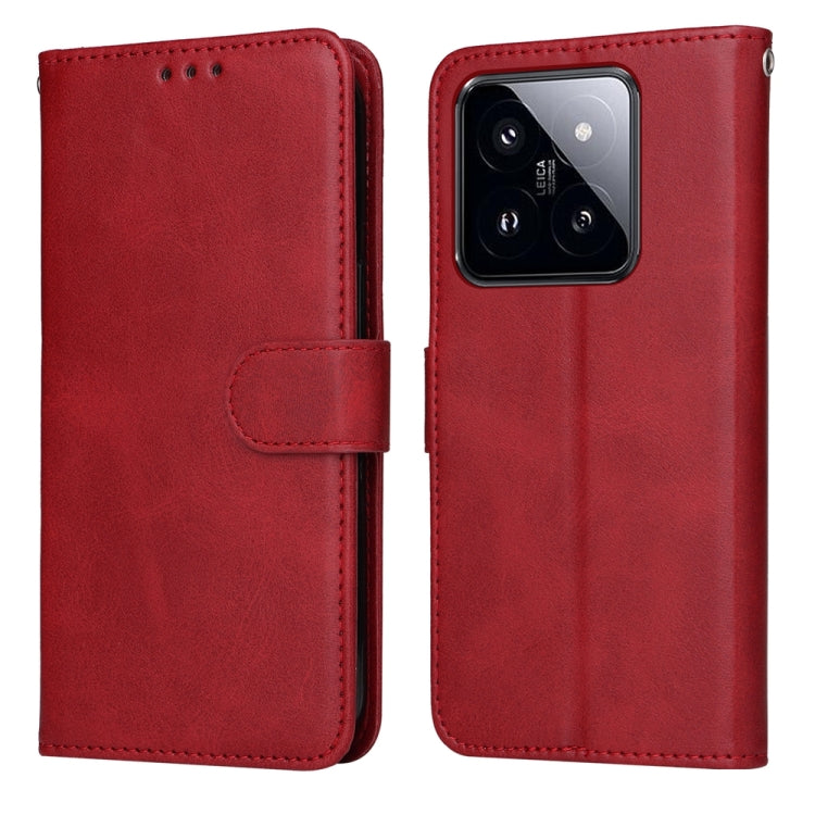 Classic Calf Texture Flip Leather Phone Case, For Xiaomi Poco F6, For Xiaomi Redmi A3, For Xiaomi Redmi Note13 Pro 4G Global/Poco M6 Pro 4G, For Xiaomi Redmi Note13 4G, For Xiaomi Redmi K70E, For Xiaomi 14 Ultra, For Xiaomi 14 Pro, For Xiaomi 14       ...