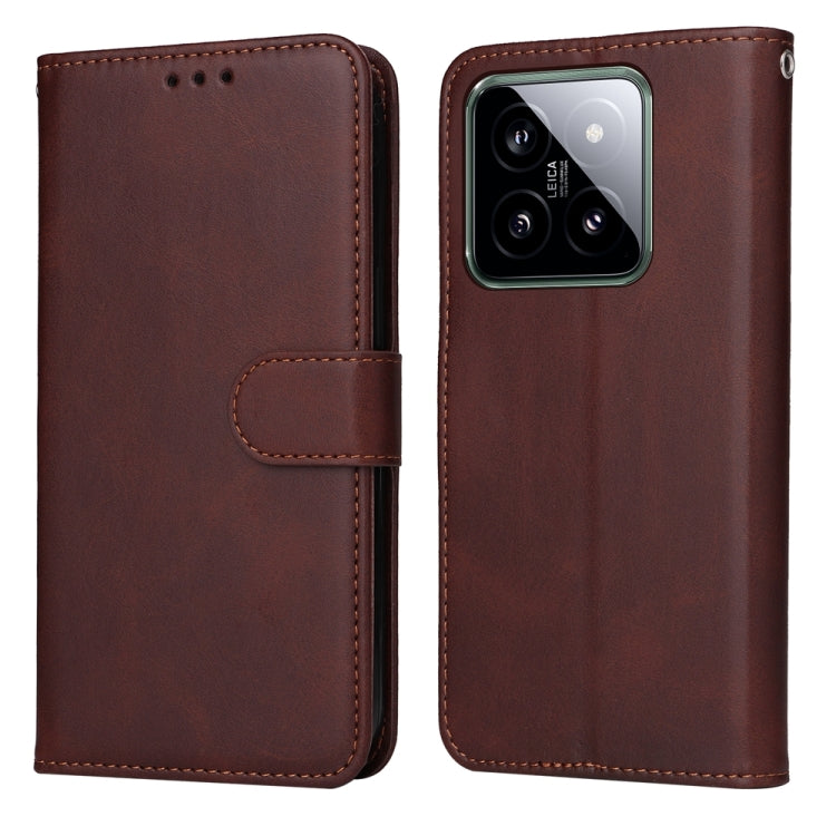 Classic Calf Texture Flip Leather Phone Case, For Xiaomi Poco F6, For Xiaomi Redmi A3, For Xiaomi Redmi Note13 Pro 4G Global/Poco M6 Pro 4G, For Xiaomi Redmi Note13 4G, For Xiaomi Redmi K70E, For Xiaomi 14 Ultra, For Xiaomi 14 Pro, For Xiaomi 14       ...