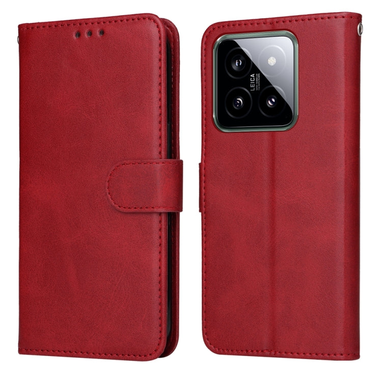 Classic Calf Texture Flip Leather Phone Case, For Xiaomi Poco F6, For Xiaomi Redmi A3, For Xiaomi Redmi Note13 Pro 4G Global/Poco M6 Pro 4G, For Xiaomi Redmi Note13 4G, For Xiaomi Redmi K70E, For Xiaomi 14 Ultra, For Xiaomi 14 Pro, For Xiaomi 14       ...