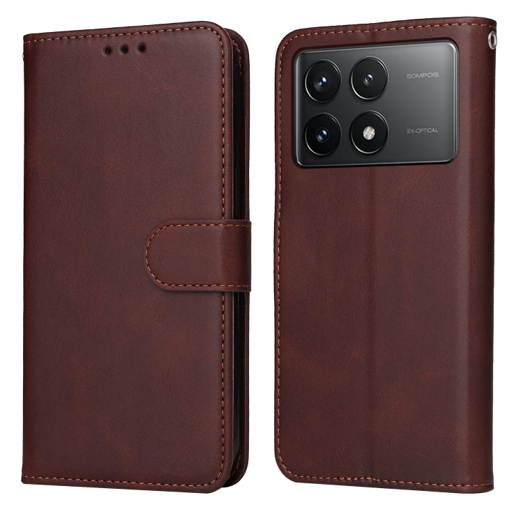 Classic Calf Texture Flip Leather Phone Case, For Xiaomi Poco F6, For Xiaomi Redmi A3, For Xiaomi Redmi Note13 Pro 4G Global/Poco M6 Pro 4G, For Xiaomi Redmi Note13 4G, For Xiaomi Redmi K70E, For Xiaomi 14 Ultra, For Xiaomi 14 Pro, For Xiaomi 14       ...