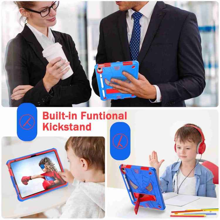 Spider Texture Silicone Hybrid PC Tablet Case with Shoulder Strap