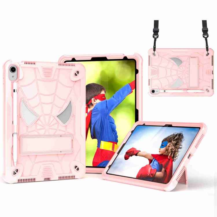Spider Texture Silicone Hybrid PC Tablet Case with Shoulder Strap