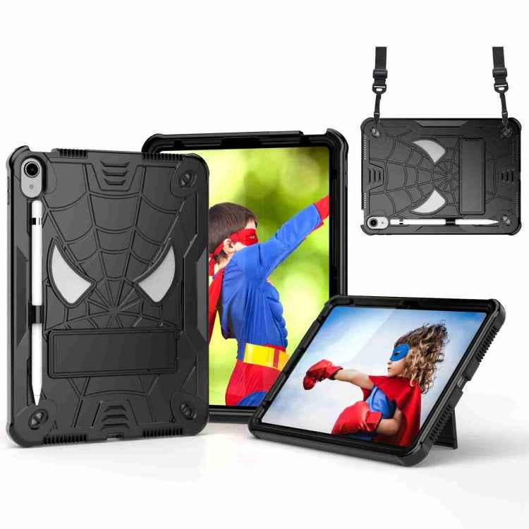 Spider Texture Silicone Hybrid PC Tablet Case with Shoulder Strap