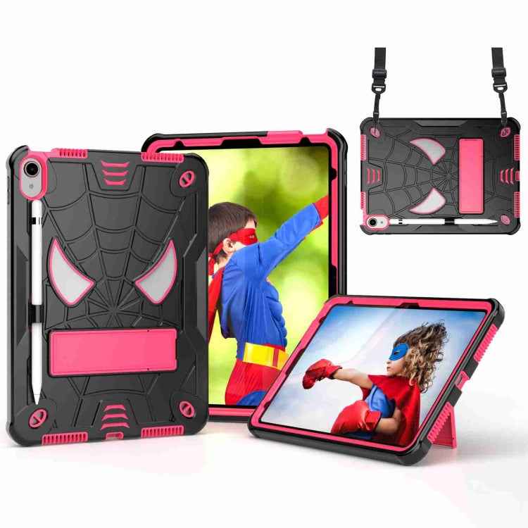 Spider Texture Silicone Hybrid PC Tablet Case with Shoulder Strap