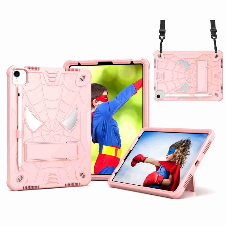 Spider Texture Silicone Hybrid PC Tablet Case with Shoulder Strap