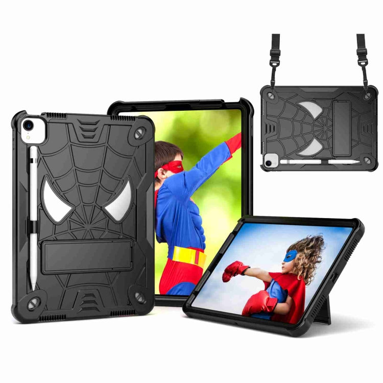 Spider Texture Silicone Hybrid PC Tablet Case with Shoulder Strap