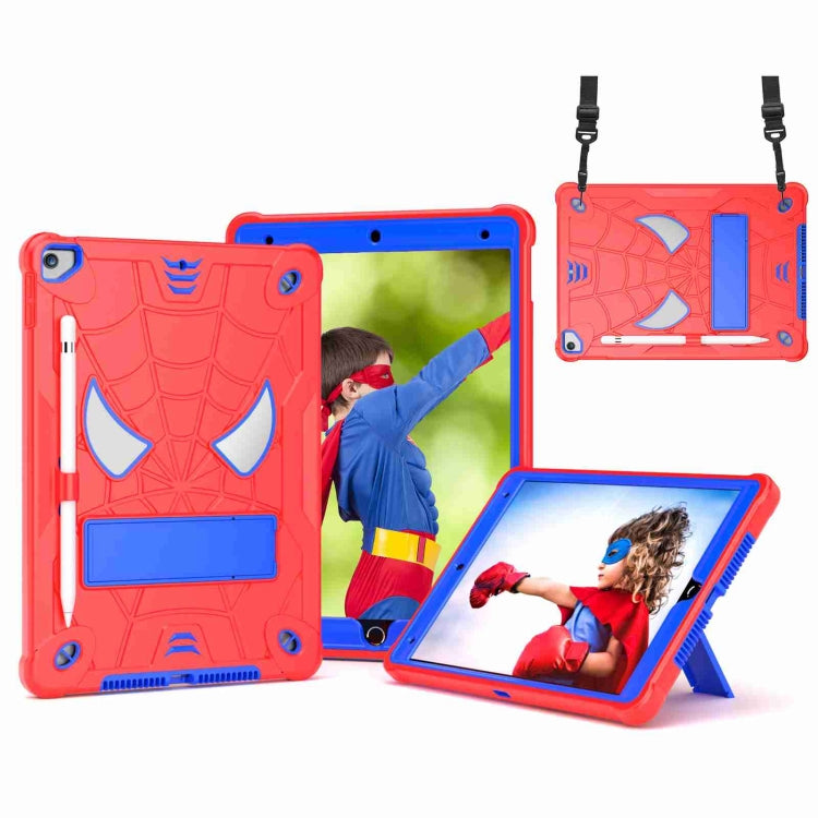 Spider Texture Silicone Hybrid PC Tablet Case with Shoulder Strap