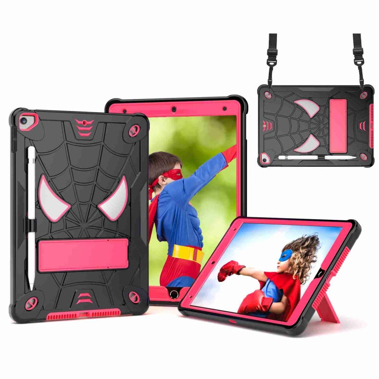 Spider Texture Silicone Hybrid PC Tablet Case with Shoulder Strap