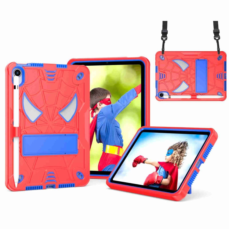 Spider Texture Silicone Hybrid PC Tablet Case with Shoulder Strap