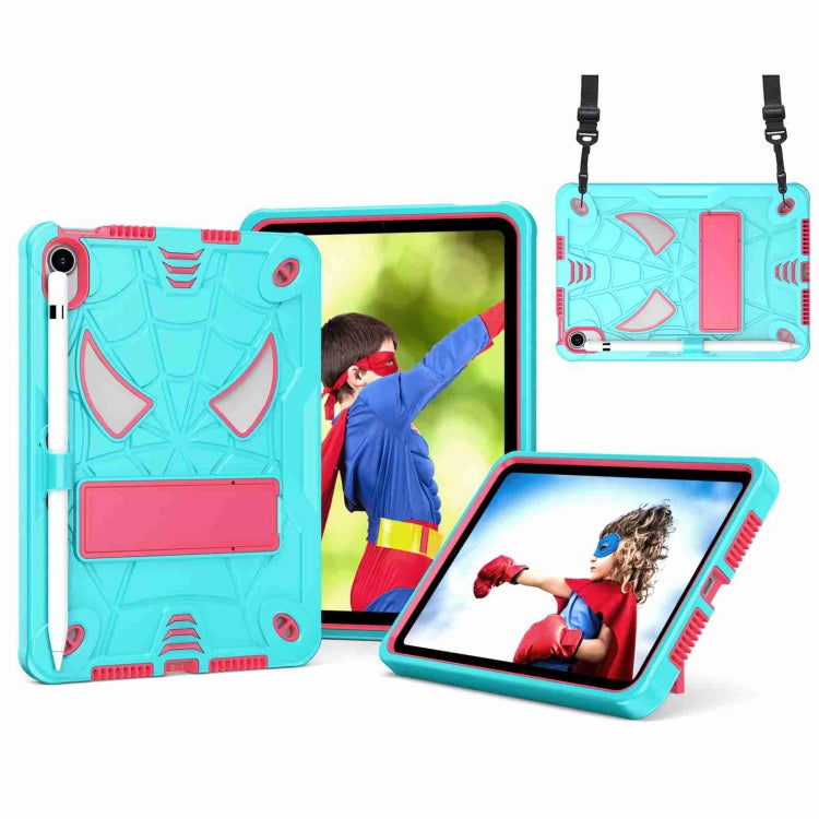 Spider Texture Silicone Hybrid PC Tablet Case with Shoulder Strap