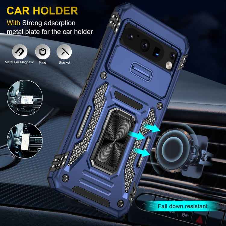 Armor PC + TPU Camera Shield Phone Case, For Google Pixel 8 Pro, For Google Pixel 8