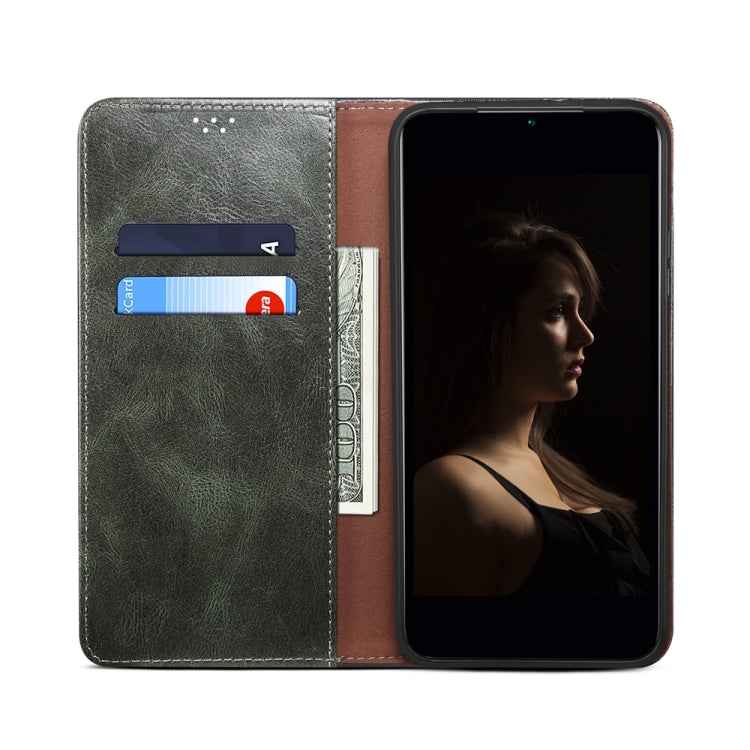 Oil Wax Crazy Horse Texture Flip Leather Phone Case, For Xiaomi Redmi Note 12 Turbo / Poco F5, For Xiaomi Redmi Note 12 Turbo
