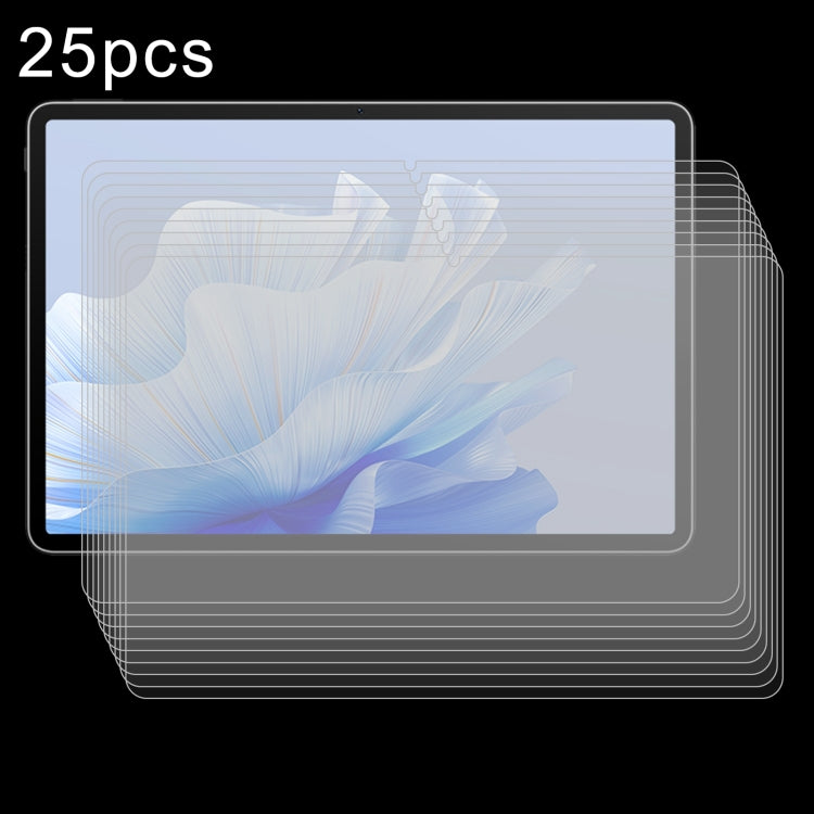 25pcs 9H 0.3mm Explosion-proof Tempered Glass Film, For Huawei MatePad Mini 2025, For Huawei MatePad Air 12 2025 / 2024, For Huawei MatePad 11.5S 2025 / 2024, For Huawei MatePad Pro 12.2 2025 / 2024, For Huawei MatePad 12 X                             ...