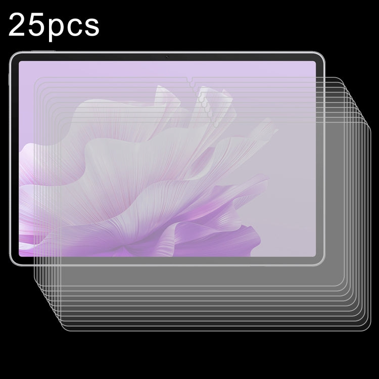 25pcs 9H 0.3mm Explosion-proof Tempered Glass Film, For Huawei MatePad Mini 2025, For Huawei MatePad Air 12 2025 / 2024, For Huawei MatePad 11.5S 2025 / 2024, For Huawei MatePad Pro 12.2 2025 / 2024, For Huawei MatePad 12 X                             ...