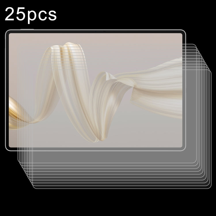 25pcs 9H 0.3mm Explosion-proof Tempered Glass Film, For Huawei MatePad Mini 2025, For Huawei MatePad Air 12 2025 / 2024, For Huawei MatePad 11.5S 2025 / 2024, For Huawei MatePad Pro 12.2 2025 / 2024, For Huawei MatePad 12 X                             ...