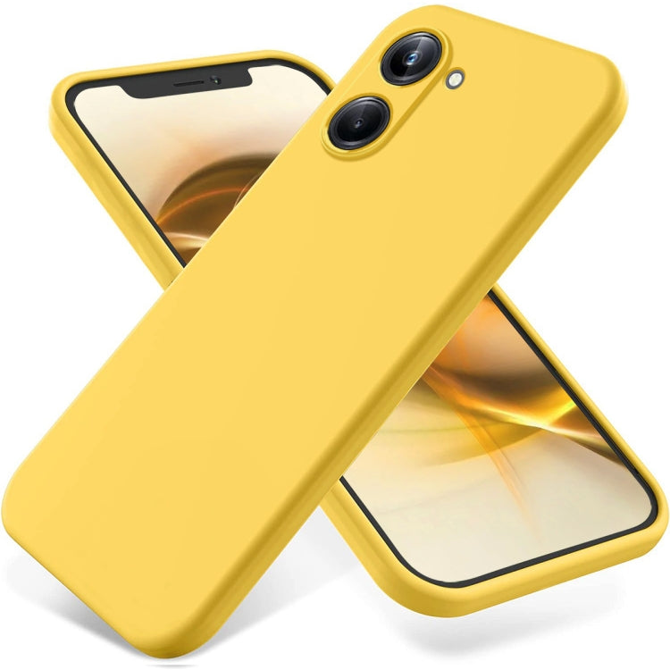 Solid Color Liquid Silicone Dropproof Full Coverage Phone Case, For Realme C65 5G, For Realme C65 4G, For Realme Narzo N55, For Realme 10 Pro 5G