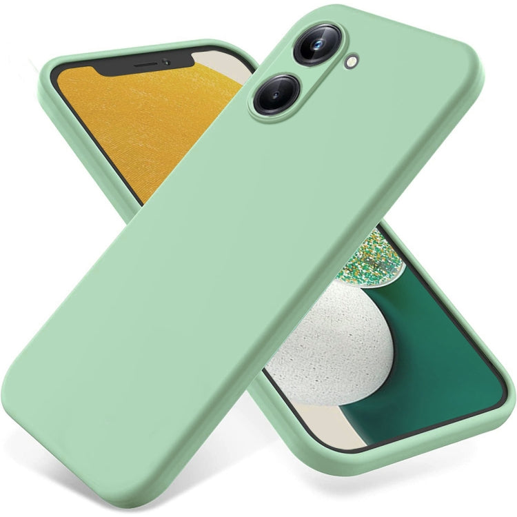 Solid Color Liquid Silicone Dropproof Full Coverage Phone Case, For Realme C65 5G, For Realme C65 4G, For Realme Narzo N55, For Realme 10 Pro 5G