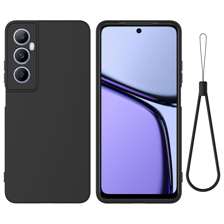 Solid Color Liquid Silicone Dropproof Full Coverage Phone Case, For Realme C65 5G, For Realme C65 4G, For Realme Narzo N55, For Realme 10 Pro 5G