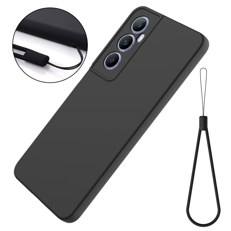 Solid Color Liquid Silicone Dropproof Full Coverage Phone Case, For Realme C65 4G, For Realme Narzo N55, For Realme 10 Pro 5G