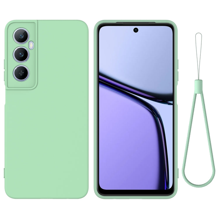 Solid Color Liquid Silicone Dropproof Full Coverage Phone Case, For Realme C65 5G, For Realme C65 4G, For Realme Narzo N55, For Realme 10 Pro 5G