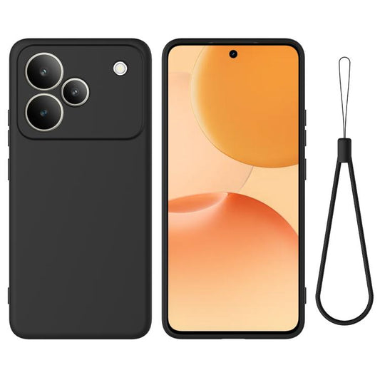 Solid Color Liquid Silicone Dropproof Full Coverage Phone Case, For Realme P4 5G, For Realme 15T 5G, For Realme C71 4G India/Narzo 80 Lite 4G, For Realme 15 Pro 5G, For Realme 15 5G, For Realme C71 4G, For Realme C75 5G / C73 5G                        ...