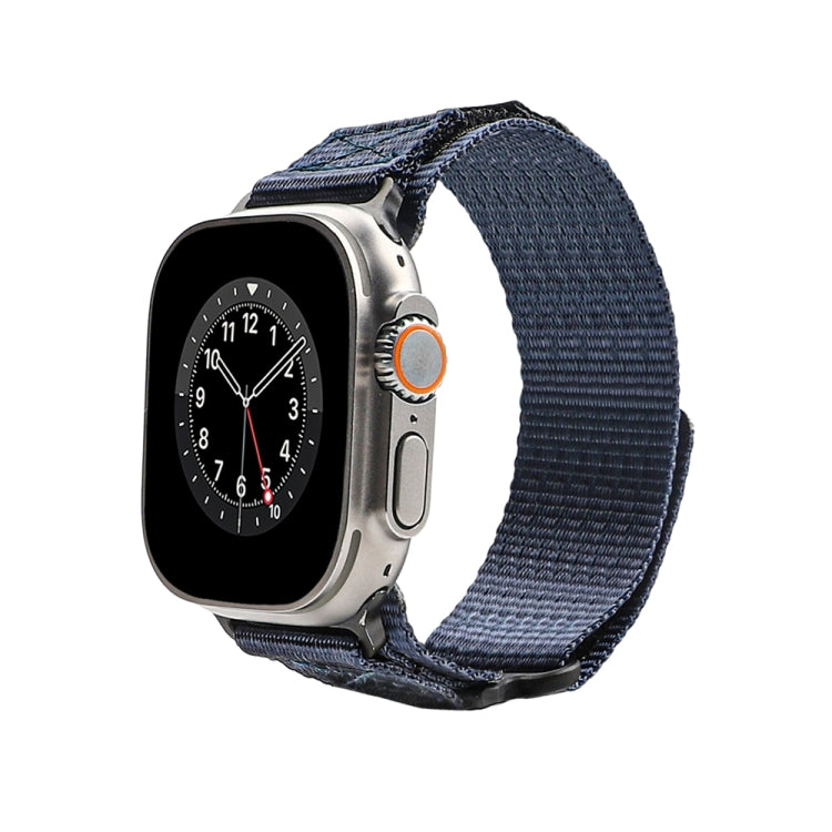 Nylon Two Section Watch Band, For Apple Watch SE 2023 44mm, For Apple Watch Ultra 49mm, For Apple Watch 8 41mm, For Apple Watch SE 2023 40mm, For Apple Watch Ultra 2 49mm, For Apple Watch 8 45mm, For Apple Watch 9 45mm, For Apple Watch SE 2022 40mm    ...