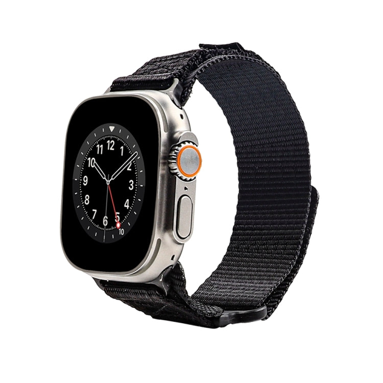 Nylon Two Section Watch Band, For Apple Watch SE 2023 44mm, For Apple Watch Ultra 49mm, For Apple Watch 8 41mm, For Apple Watch SE 2023 40mm, For Apple Watch Ultra 2 49mm, For Apple Watch 8 45mm, For Apple Watch 9 45mm, For Apple Watch SE 2022 40mm    ...