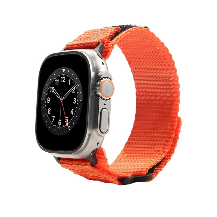 Nylon Two Section Watch Band, For Apple Watch SE 2023 44mm, For Apple Watch Ultra 49mm, For Apple Watch 8 41mm, For Apple Watch SE 2023 40mm, For Apple Watch Ultra 2 49mm, For Apple Watch 8 45mm, For Apple Watch 9 45mm, For Apple Watch SE 2022 40mm    ...