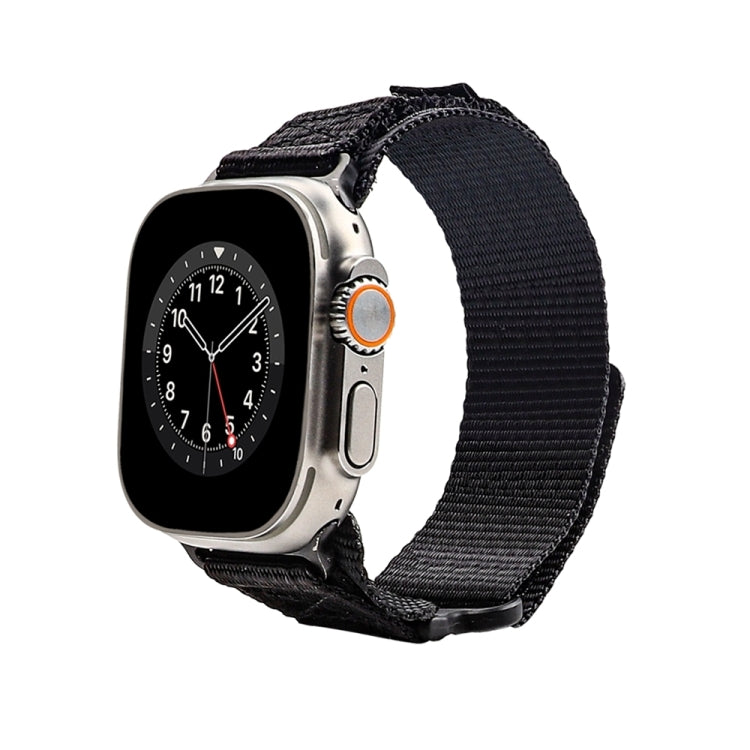Nylon Two Section Watch Band, For Apple Watch SE 2023 44mm, For Apple Watch Ultra 49mm, For Apple Watch 8 41mm, For Apple Watch SE 2023 40mm, For Apple Watch Ultra 2 49mm, For Apple Watch 8 45mm, For Apple Watch 9 45mm, For Apple Watch SE 2022 40mm    ...