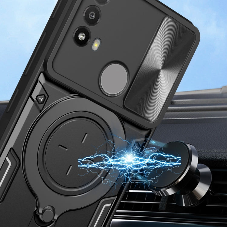 CD Texture Sliding Camshield Magnetic Holder Phone Case, For Motorola Moto E20 / E30 / E40, For Motorola Edge 20 Lite, For Motorola Edge 20 Pro, For Motorola Moto G30 / G20 / G10