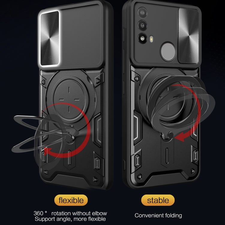 CD Texture Sliding Camshield Magnetic Holder Phone Case, For Motorola Moto E20 / E30 / E40, For Motorola Edge 20 Lite, For Motorola Edge 20 Pro, For Motorola Moto G30 / G20 / G10