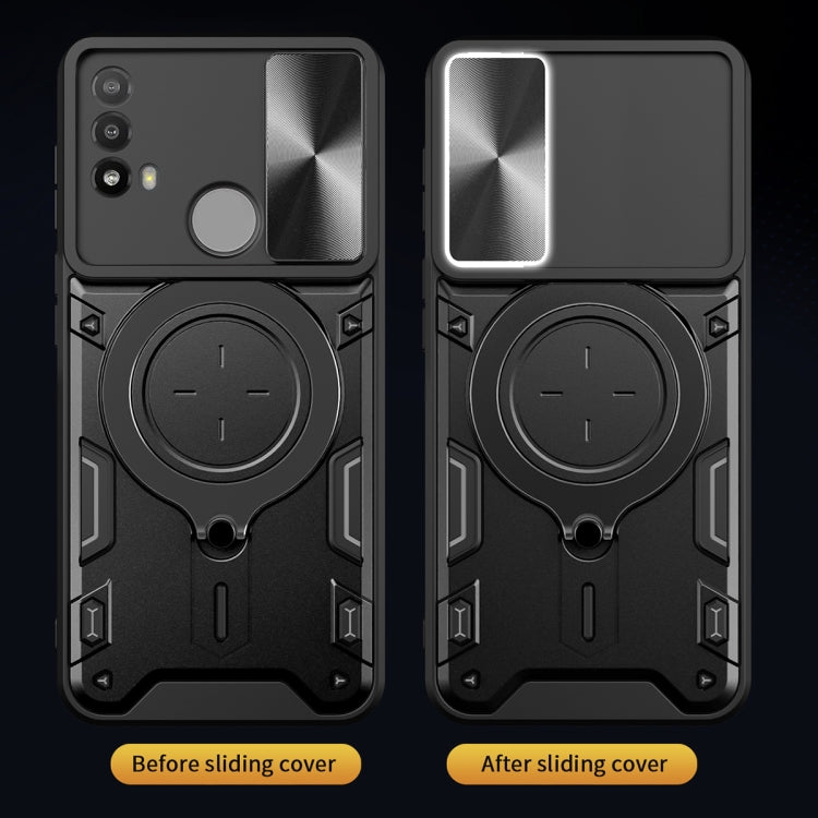 CD Texture Sliding Camshield Magnetic Holder Phone Case, For Motorola Moto E20 / E30 / E40, For Motorola Edge 20 Lite, For Motorola Edge 20 Pro, For Motorola Moto G30 / G20 / G10