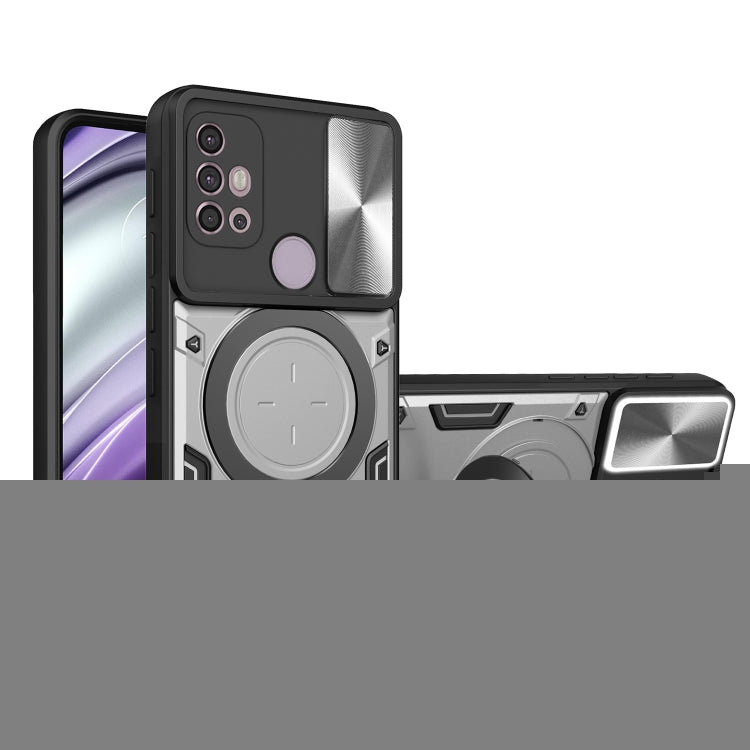 CD Texture Sliding Camshield Magnetic Holder Phone Case, For Motorola Moto E20 / E30 / E40, For Motorola Edge 20 Lite, For Motorola Edge 20 Pro, For Motorola Moto G30 / G20 / G10