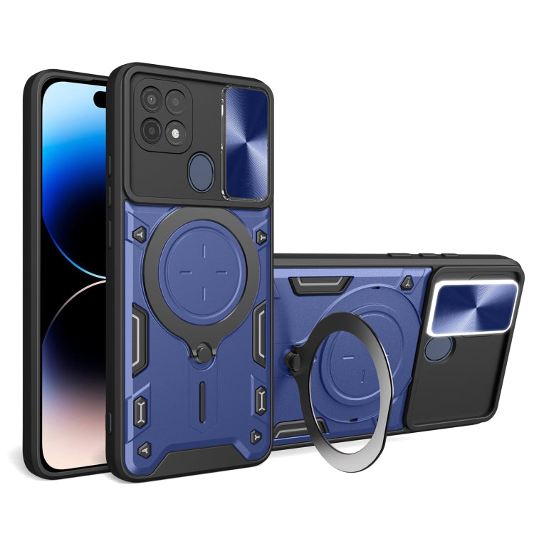 CD Texture Sliding Camshield Magnetic Holder Phone Case, For OPPO Reno 6 4G, For OPPO A15 / A15s / A35 2021, For OPPO A53 4G, For OPPO A9 2020 / A5 2020 / A11x, For OPPO A79 5G Global