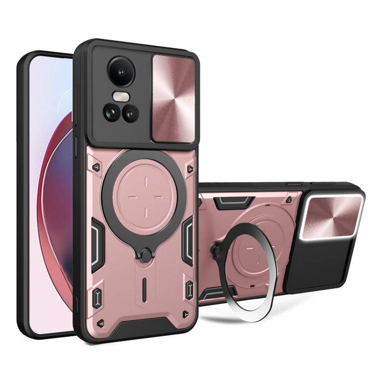 CD Texture Sliding Camshield Magnetic Holder Phone Case, For OPPO Reno11 5G Global, For OPPO Reno11 Pro 5G Global, For OPPO A38 4G Global, For OPPO A58 4G Global, For OPPO Reno10 5G Global, For OPPO A78 4G, For OPPO F23 5G India / A98 5G / A1 5G       ...
