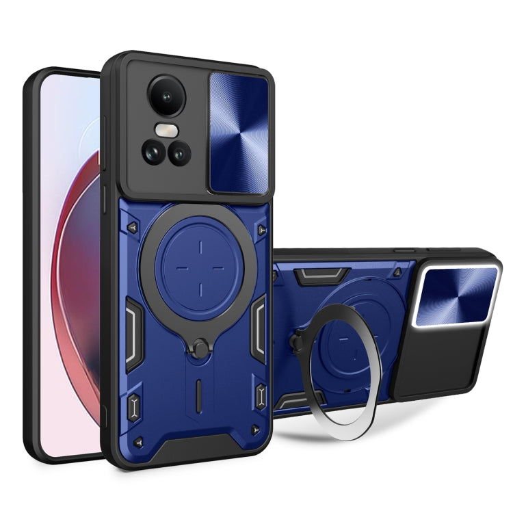 CD Texture Sliding Camshield Magnetic Holder Phone Case, For OPPO Reno11 5G Global, For OPPO Reno11 Pro 5G Global, For OPPO A38 4G Global, For OPPO A58 4G Global, For OPPO Reno10 5G Global, For OPPO A78 4G, For OPPO F23 5G India / A98 5G / A1 5G       ...
