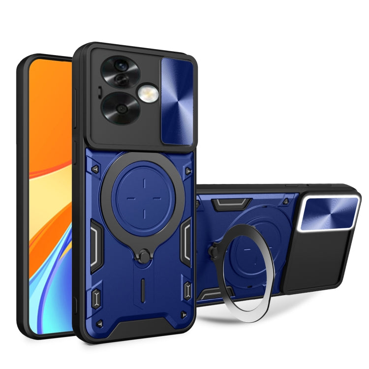 CD Texture Sliding Camshield Magnetic Holder Phone Case, For OPPO A15 / A15s / A35 2021, For OPPO A53 4G, For OPPO A9 2020 / A5 2020 / A11x, For OPPO A79 5G Global